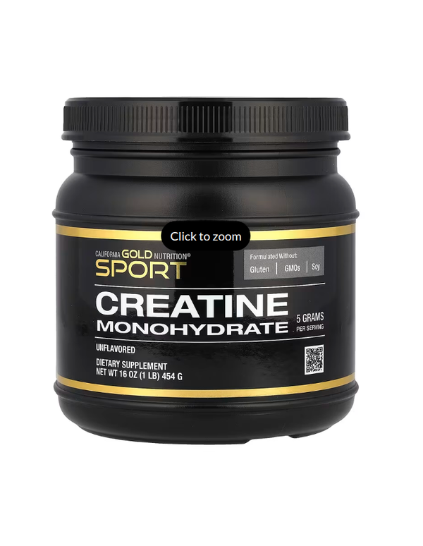 Sport, Pure Creatine Monohydrate, Unflavored