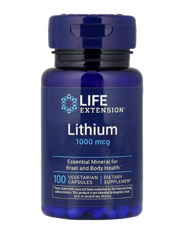 Lithium, 1000 mcg (оротат лития)